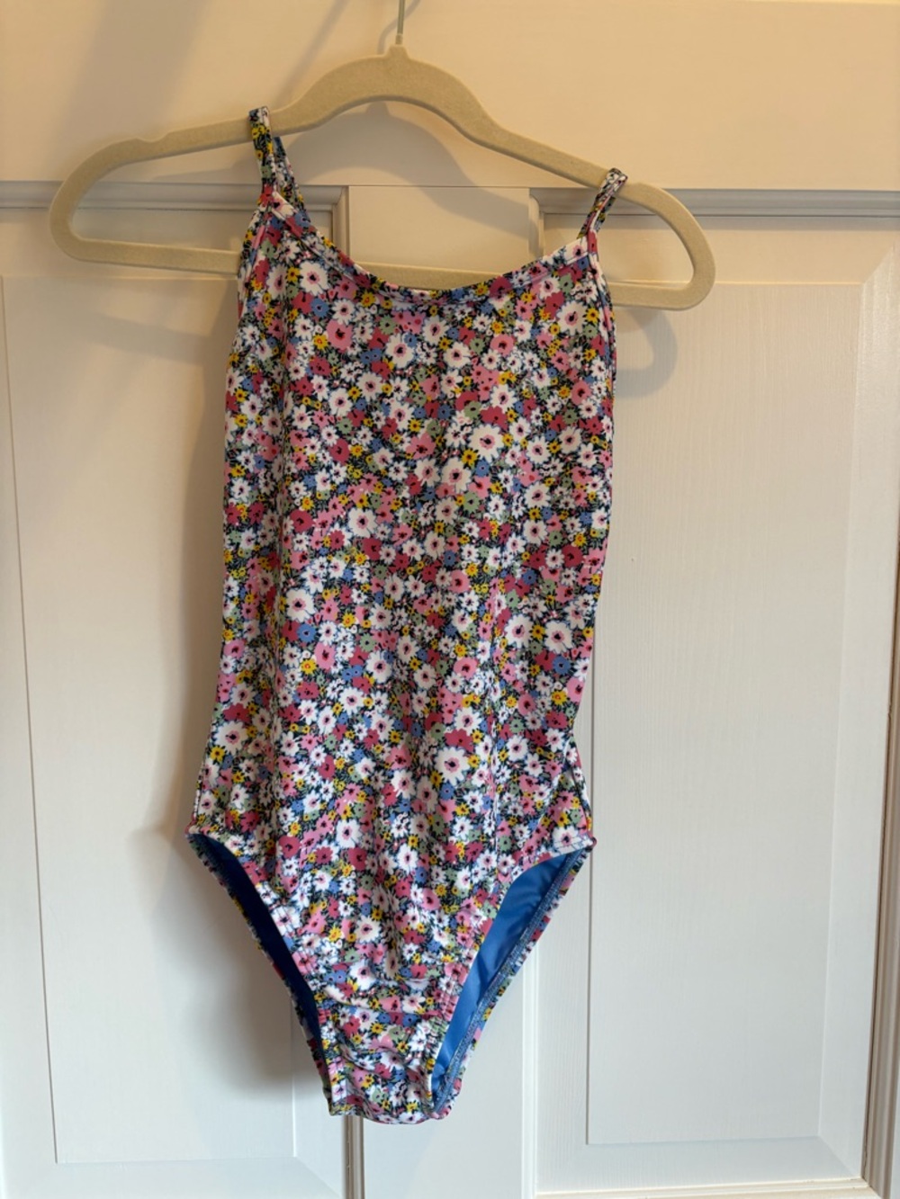GAP Floral One-Piece Swimsuit - Pink, White, Blue